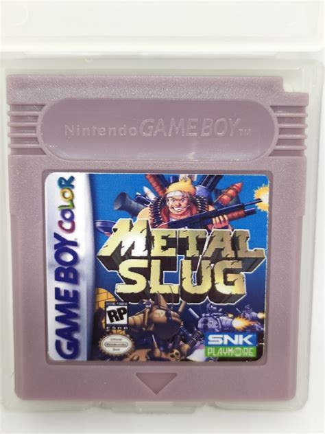 Rare Unreleased Metal Slug For Nintendo Game boy color Like 